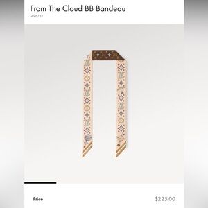 Louis Vuitton Monogram Twilly Scarf